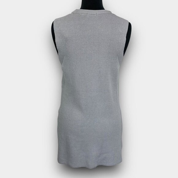Halston Heritage Gray Tank Top - Picture 3 of 10